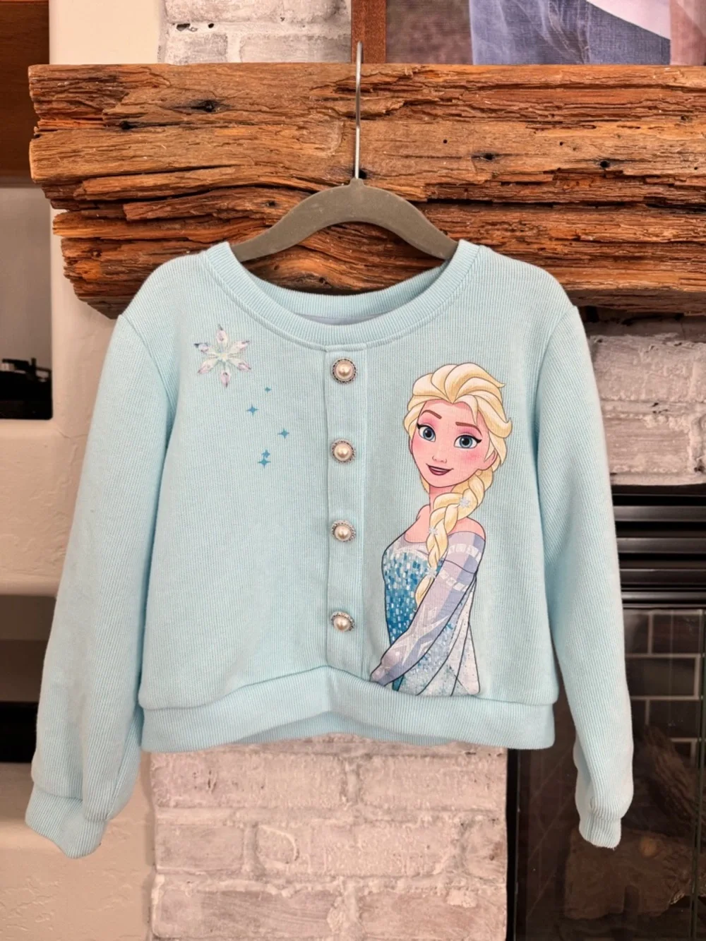Disney Light Blue Elsa Two-Piece Matching Set